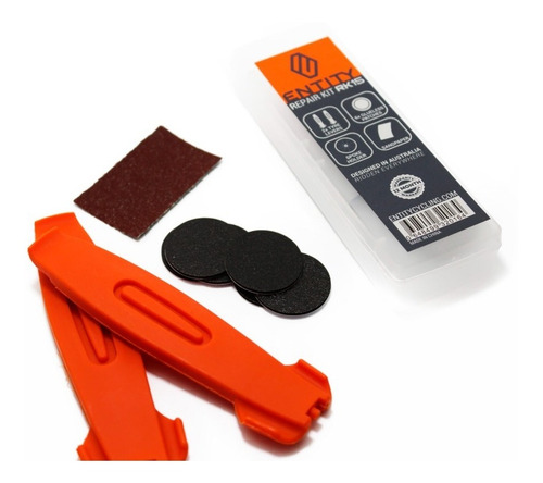 Imagen 1 de 4 de Kit Parche Y Solución Para Reparar Bicicletas Entity Rk15