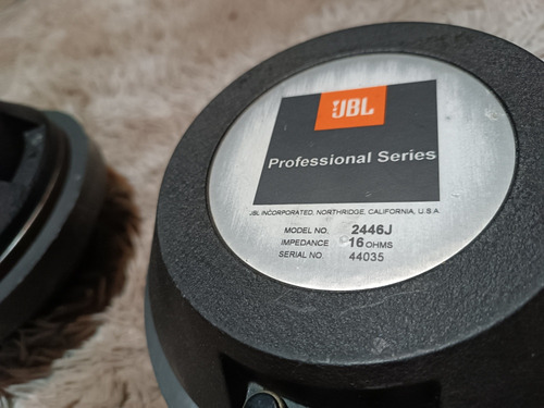 Par De Driver Jbl 2446j 16 Ohms Linha Cinema (Usado)