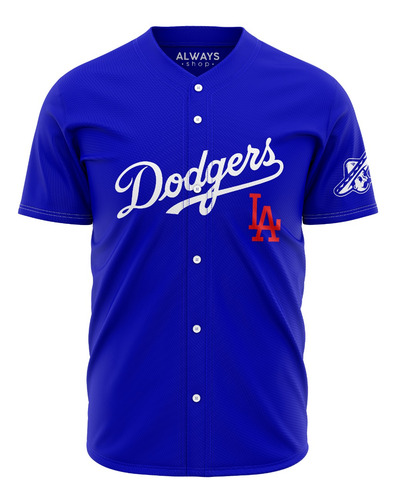 Camisola Jersey Angeles Dodgers M3 Azul Ch M G Eg 2eg