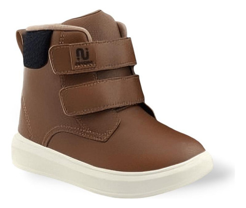 Borcegos Niños Novope® Ecocuero Con Abrojo Otoño/invierno