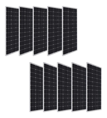 Pack X 10 Paneles Solares Monocristalino 50w - Unilux