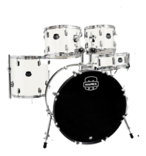 Shell Pack Bateria Acústica Mapex Prodig Bumbo 22 Fi Cor Branco