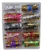 Comprar Papel Foil X 10 Unidades Para Diseños En Uñas  Mym Ventas