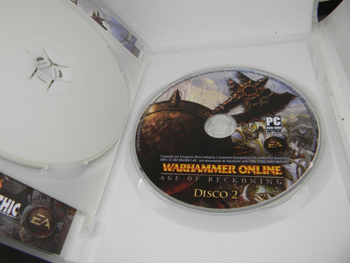 Game - Warhammer Online - Age Of Reckoning - 3 Dvds - Ea (Usado)