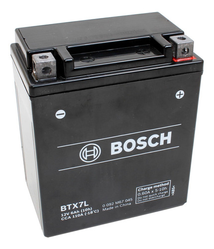 Bateria Moto Bosch Btx7l = Ytx7l 12v 6ah Honda Falcon 400