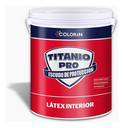 Latex Pintura Colorin Titanio Pro Interior 4lt-pint Zero R.m