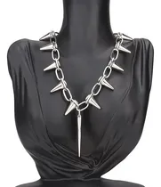 Comprar Collar Chocker Puas Plateadas Punk Gotico Alternativo
