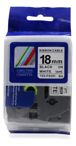 Kit Com 10 Fita Compativel Tze Tz-fx241 P/ Rotulador Brother