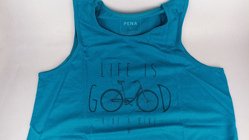 Camiseta Regata Ride A Bike  Algodão Life Is Good Surfwear