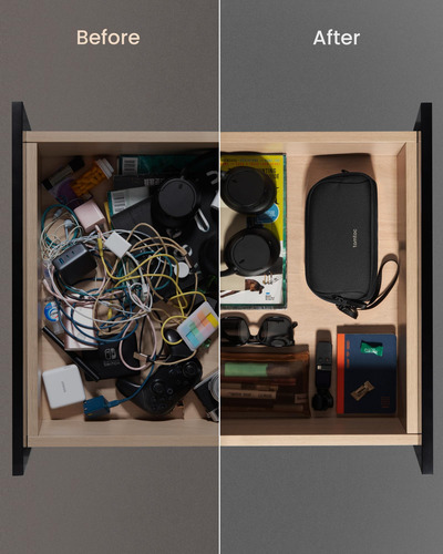 Estuche De Viaje Tomtoc, Organizador Electrónico, Resistente