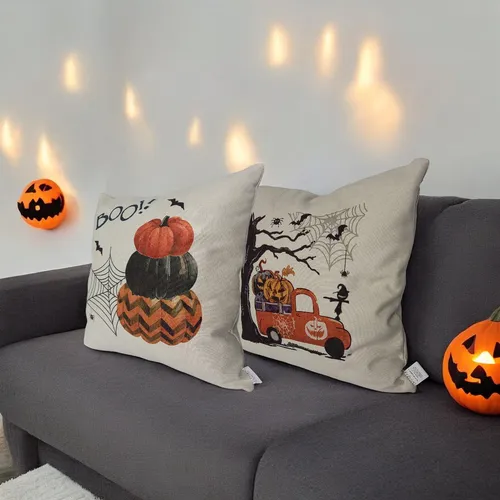 Funda Cojin Halloween Vintage