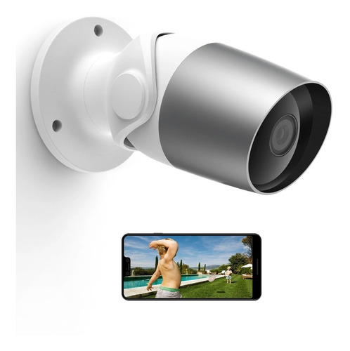 Imagen 2 de 10 de Cámara Ip De Exterior Full Hd Compatible Google Home Y Alexa