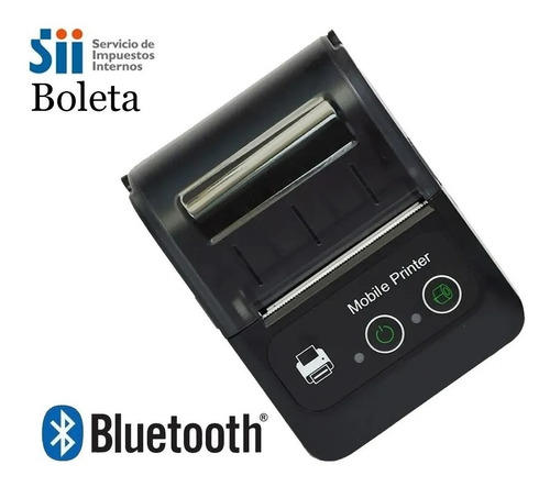 Imagen 3 de 5 de Impresora Bluetooth Inalambrica Mini Boleta