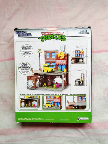 Turtle Lair Nano Scene Jada Toys Mini Figuras De Metal