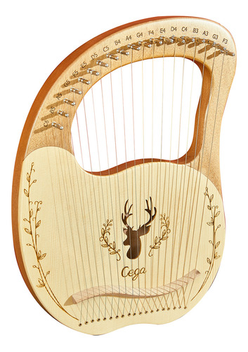 Juego De Arpa Lyre Harp De 19 Cuerdas, Arpa De Madera