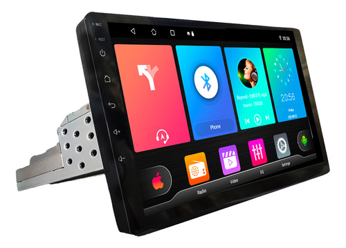 2+64g 7 Pulgadas Coche Estereo Android Gps 1 Din Con Carplay Lebeeaudio