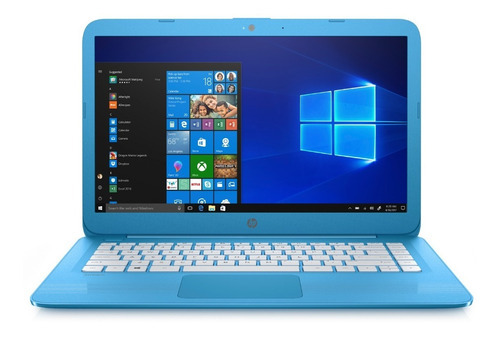 Notebook HP Stream CB011WM celeste 14", Intel Celeron N3060  4GB de RAM 32GB SSD 1366x768px Windows Windows 10 Home Windows 10 Home x64