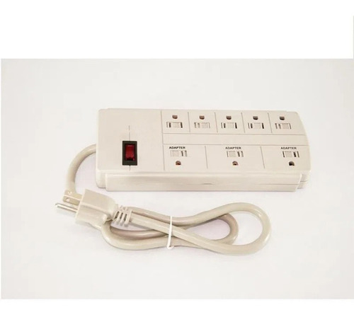 Imagen 2 de 3 de Multitoma Electrica 8 Salidas 0.9mts Con Supresor De Picos