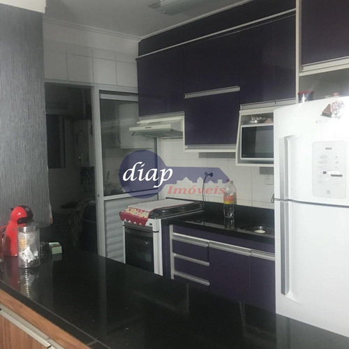 Lindo Apartamento Com 3 Dormitórios, Sendo 1 Suíte, Sala Cozinha E Uma Vaga De Garagem. Todos Os Cômodos Com Moveis Planejados, Piso Todo Em Porcelana - Ap00199 - 69338634