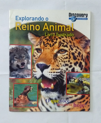 Álbum De Figurinhas Explorando O Reino Animal - Incompleto (Usado)