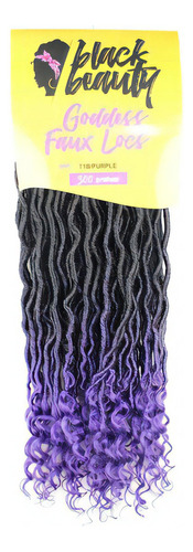 Cabelo Dread Faux Locs Goddess Black Beauty - Crochet Braid