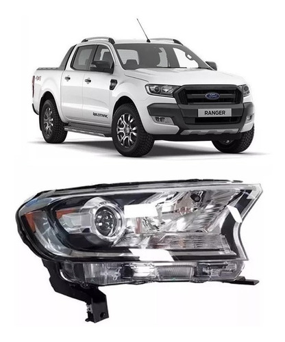 Optica Ford Ranger 2016 2017 2018 2019 Xlt Ltd Cromada Lupa