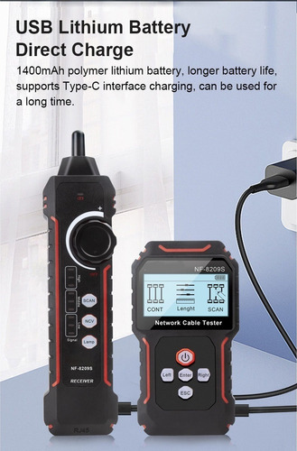 Wire Finder, Probador De Cables De Red, Ethernet Multifuncio
