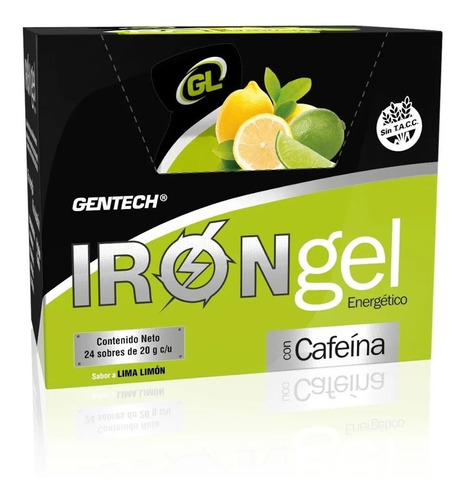 Suplemento en gel Gentech  Iron Gel recuperador