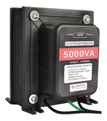 Auto Transformador 5000va 3500w 110/220v Ar Ate 15000btus