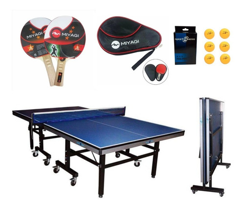 Mesa Ping Pong 18mm Sportfitness Profesional Raquetas Bolas
