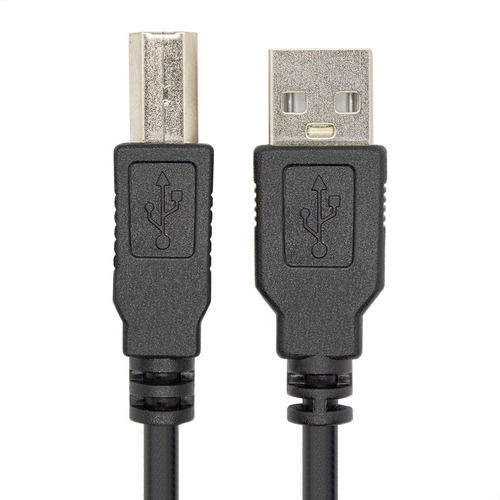 Cabo 2.0 Usb Para Impressoras A+b Hp Epson Canon - 3 Mts Cor Preto