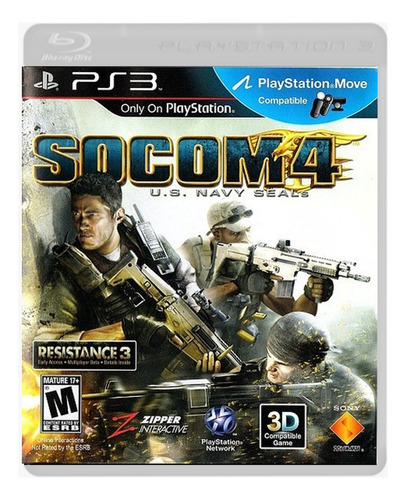 Socom 4 U.s. Navy Seals Ps3 Seminuevo Meda Flores