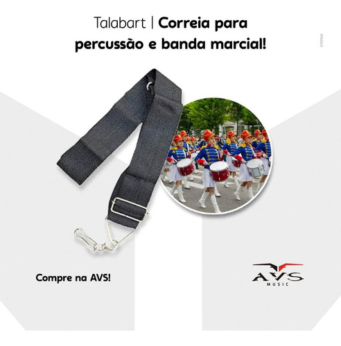 50 Fitas Alças Talabarte Para Fanfarra Percussão Desfile Esc