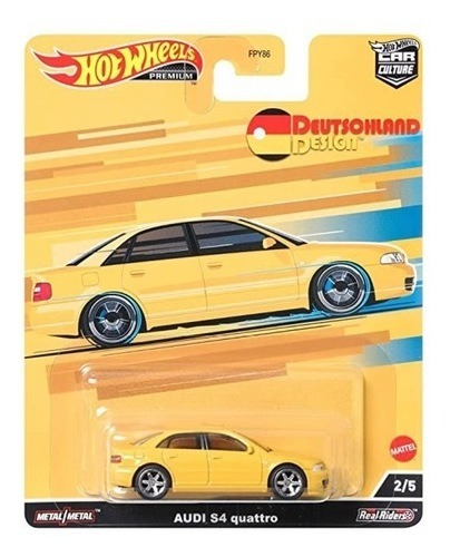 Hot Wheels Premium Audi S4 Quattro Car Culture Deutchland 