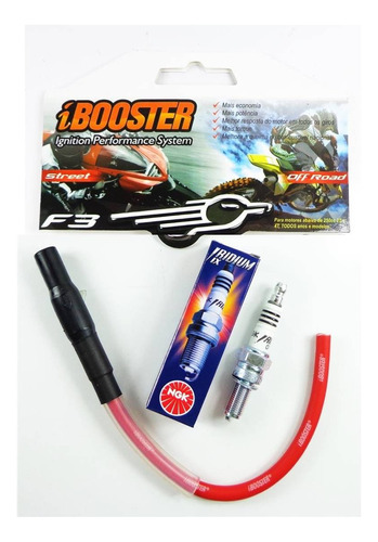 Kit Ibooster F3 + Ngk Iridium Dr8eix Dafra Speed 150