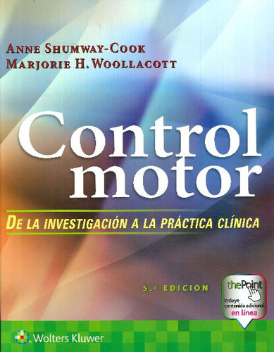 Libro Control Motor De Anne Shumway-cook, Marjorio H. Woolla