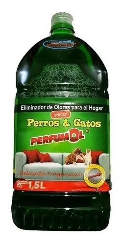 Imagen 1 de 4 de Eliminador De Olores Perros & Gatos 1.5 Lt.