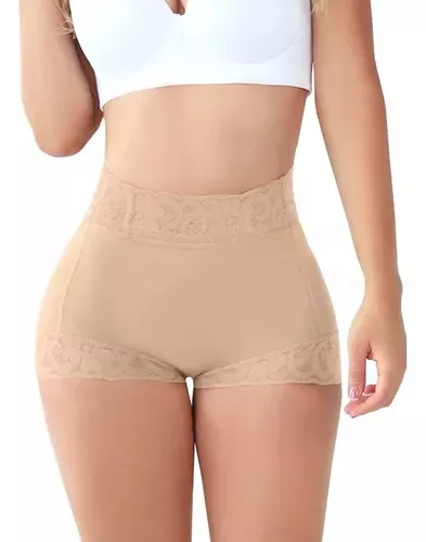 Pantaleta Faja De Control Medio Gluteos Y Cintura Nude Dama