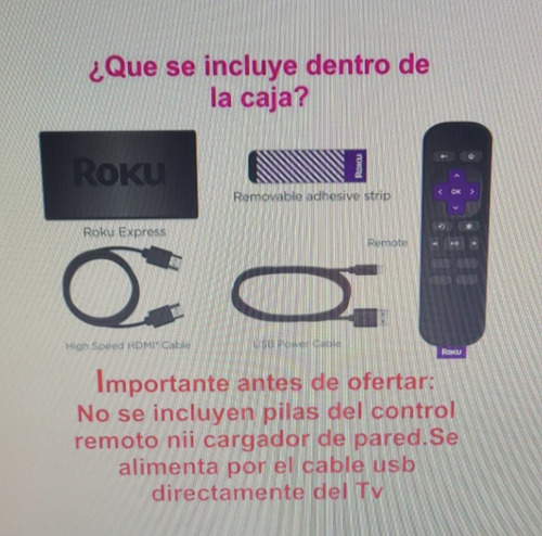 Imagen 2 de 3 de Roku Express 3930 Control Remoto Disney+ Original