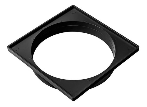 Kit 02 - Ralo Com Fecho + Porta Grelha 15x15 Cm (preto)