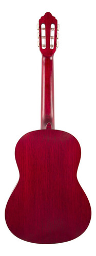 Guitarra Clásica Valencia Tamaño 3/4 Vc203 Color Rojo