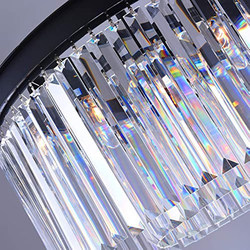 Lámpara De Techo Moderna De Cristal Colgante, (5 Luces)
