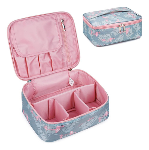 Maleta Organizadora Maquillaje Flamenco Calidad Premium