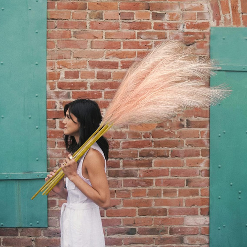 Hierba De Pampas Falsa Artificial Grande, 47 /120cm Paquete