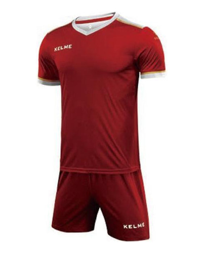 Equipamiento Kelme Lisa Bordo De Futbol Camiseta Y Short