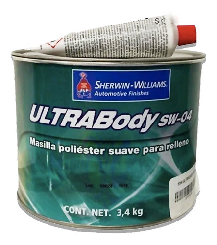 Masilla Automotriz Ultra Body Sw-04 Sherwin Williams 3.4 Kg