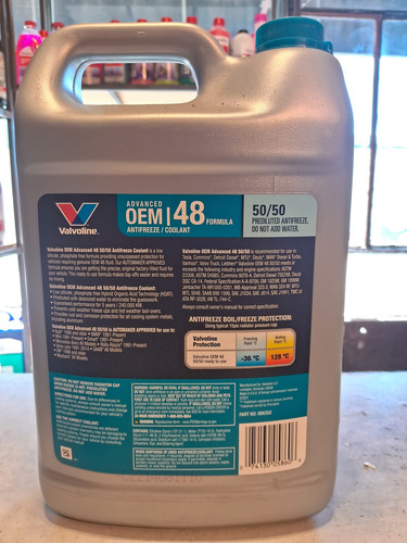 Refrigerante Valvoline Autos Electricos Al 50% 3.78l. L46