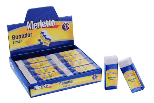 Borra Blanca Marca Merletto Pack 20 Unidades 