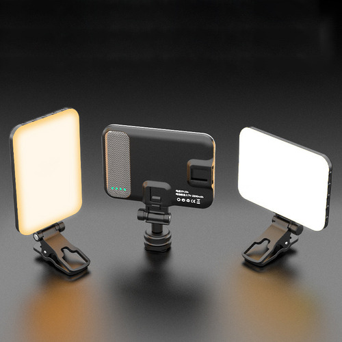 Luz Led P Para Videoconferencia Para Smartphone Con Clip