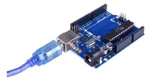 Tarjeta Compatible Con Arduino R3 Generico Con Cable Usb